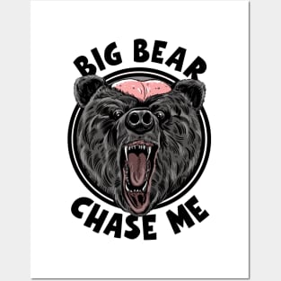 Bald-Headed Bear of Claire County Posters and Art